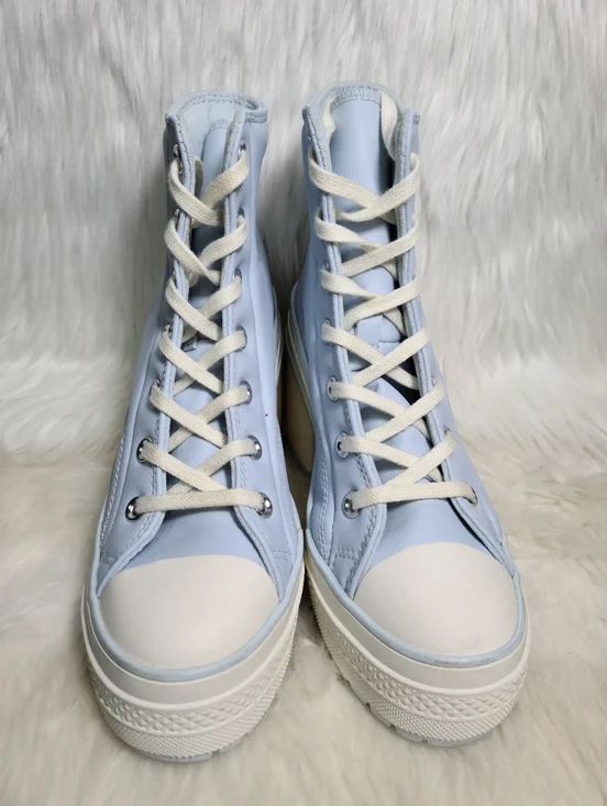 Converse Chuck Taylor All Star De Luxe Heel Blue Women 7 / Unisex 5 NEW - Picture 6 of 8
